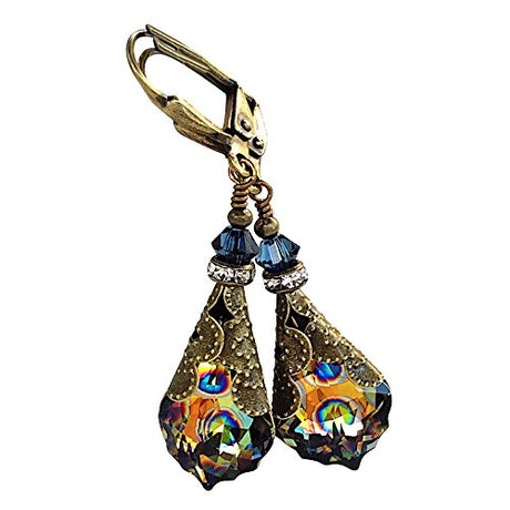HisJewelsCreations Aretes colgantes inspirados vendimia
