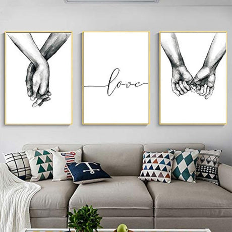 HERRA - Póster minimalista para dormitorio, sala de estar