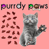 Purrdy Paws Tapas de uñas suaves para garras de gato
