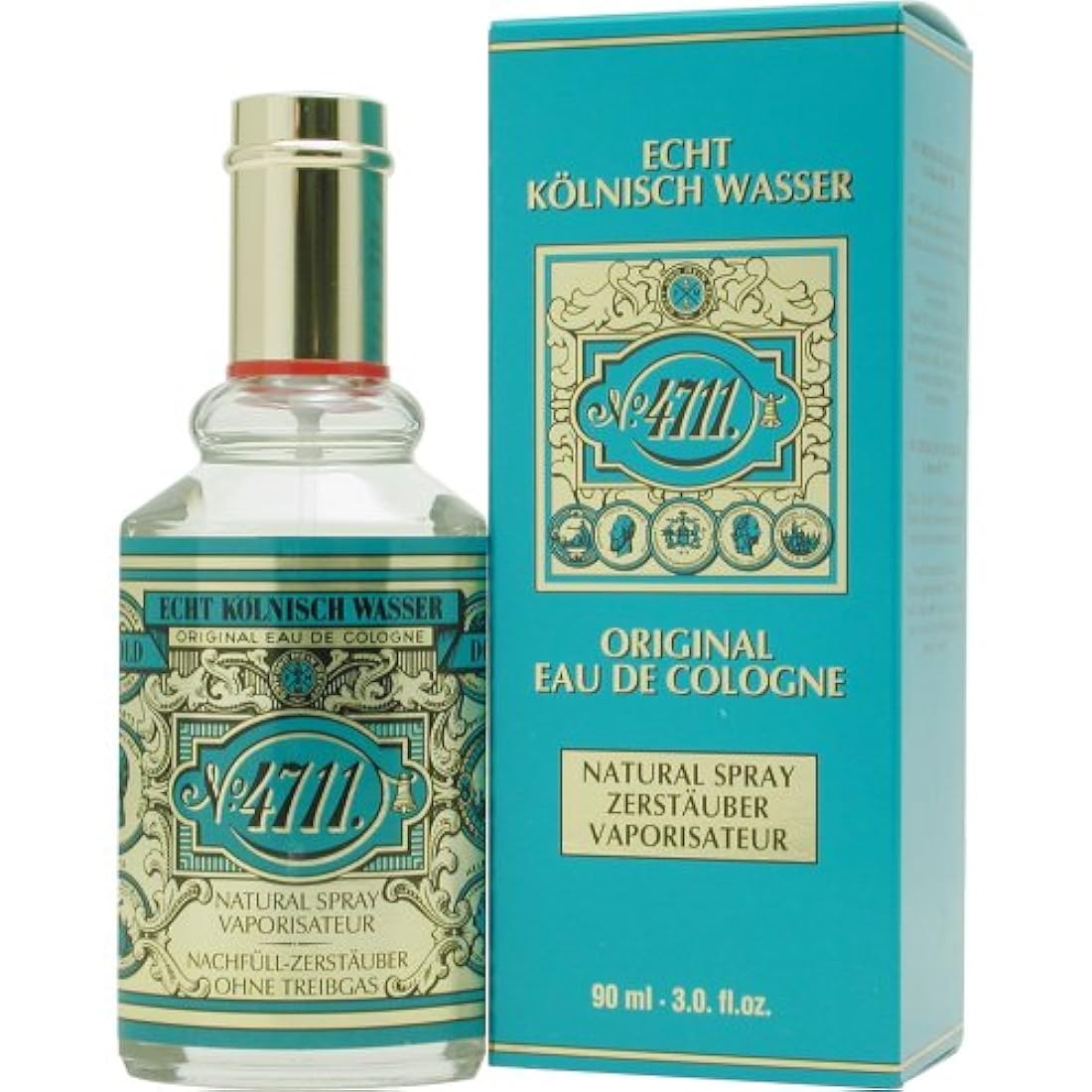 4711 por Muelhens Eau De Cologne Spray para Unisex, 3 onzas