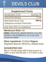 Devil 's Club Tintura sin alcohol Extracto de líquido