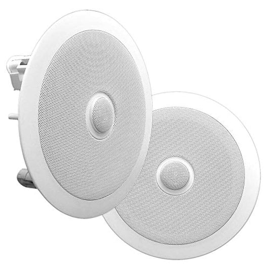 Parlantes de pared o techo color blanco PYLE-HOME PDIC60