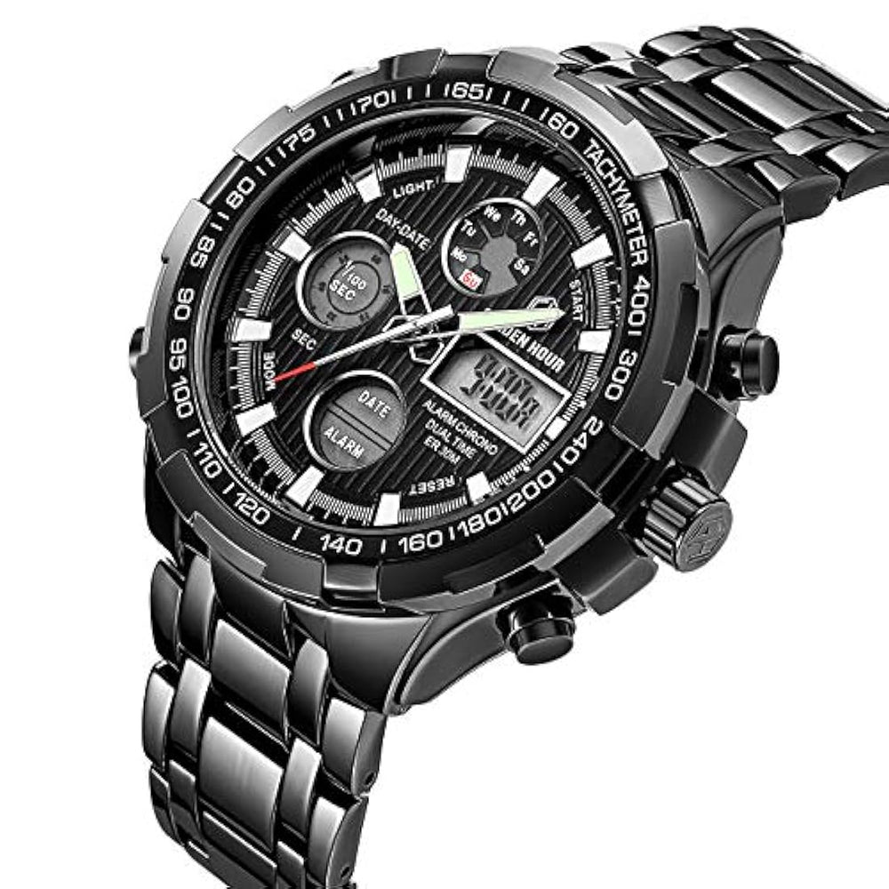 Relojes deportivos analógicos de cuarzo digital para hombre