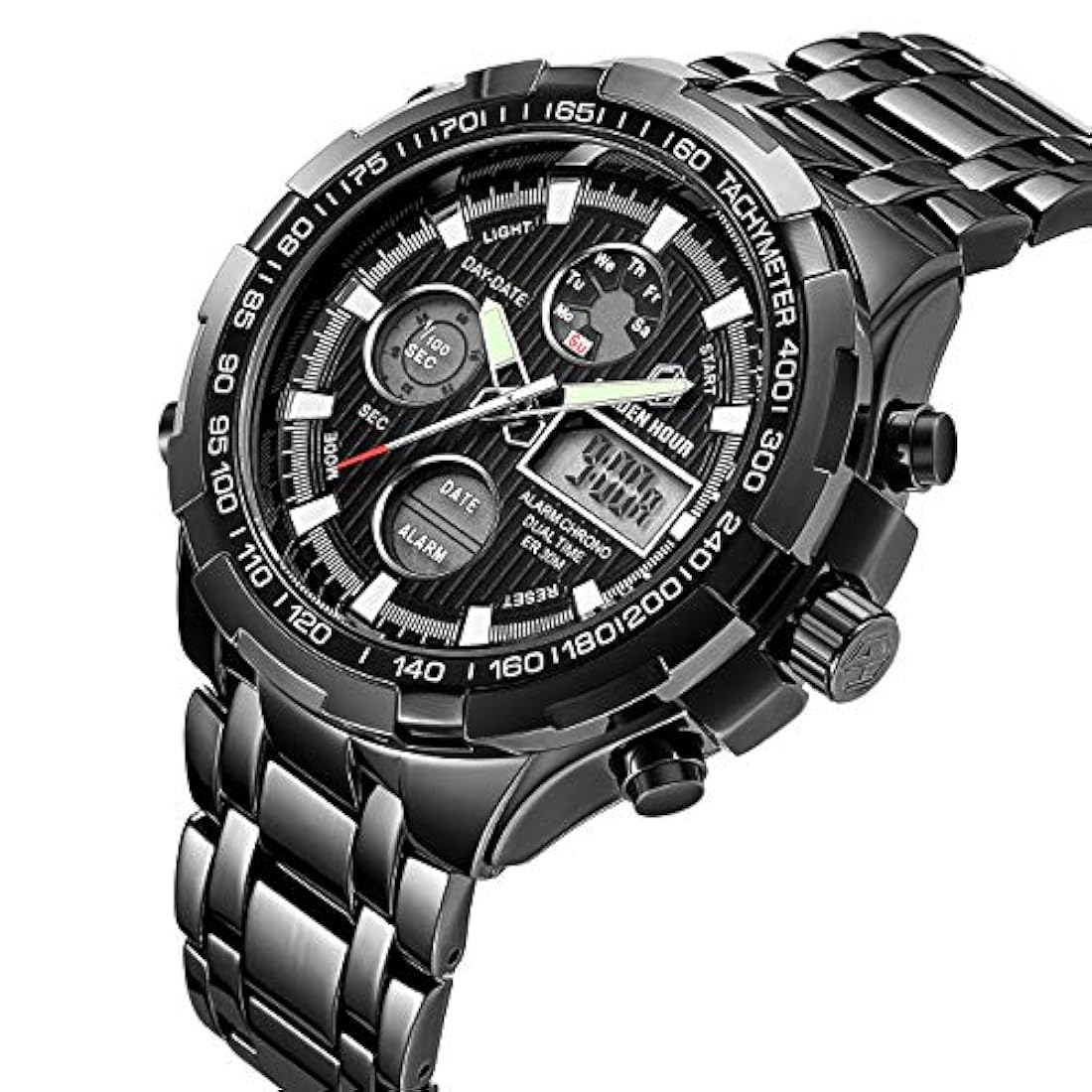 Relojes deportivos analógicos de cuarzo digital para hombre