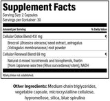 Suplemento Isagenix Recharge NAD Desintoxicación celular 60u