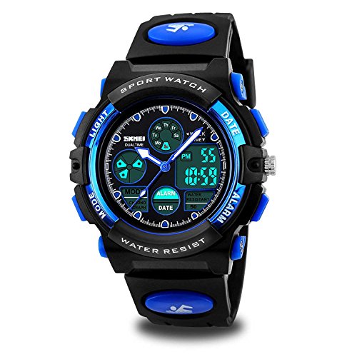 Reloj digital deportivo para niños impermeables