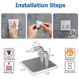 ganchos de pared de acero inoxidable  Jutoe