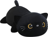 Plush gato negro pesado SQEQE, anti-ansiedad, 9.8 pulgadas