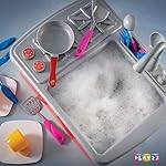 Juego de 17 fregaderos de cocina con agua corriente