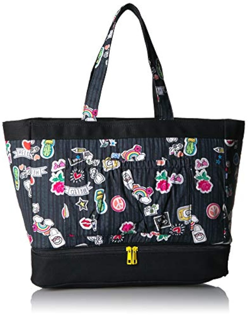 Bolsa de lona de mujer, color negro, WONDERVISION