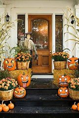 XJF calabaza de Halloween Kit de decoración pegatinas