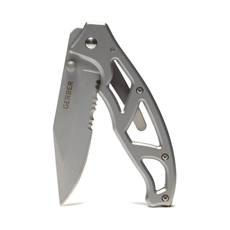 Cuchillo de filo Gerber Paraframe en color gris
