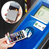 Portatarjetas para la parte trasera del teléfono, bolsa de silicona para guardar tarjetas de crédito para todos los teléfonos inteligentes