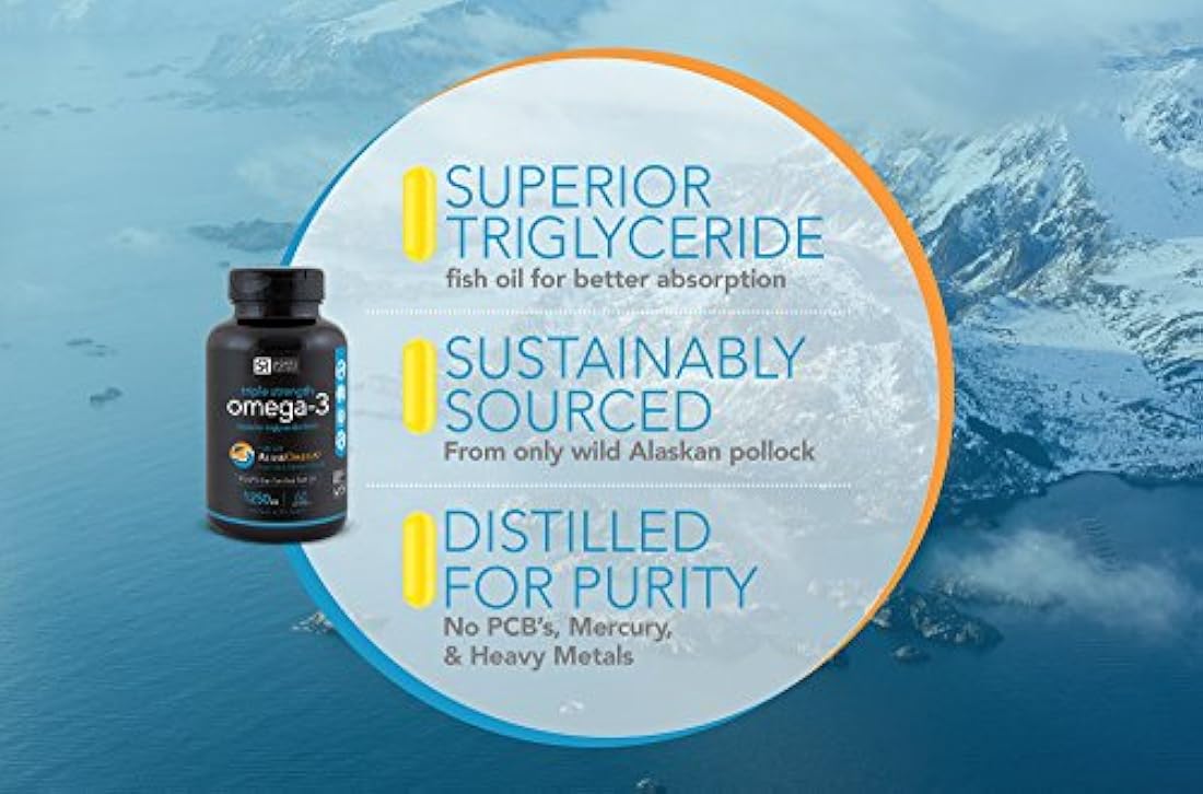 Omega-3 - Aceite de pescado salvaje de Alaska