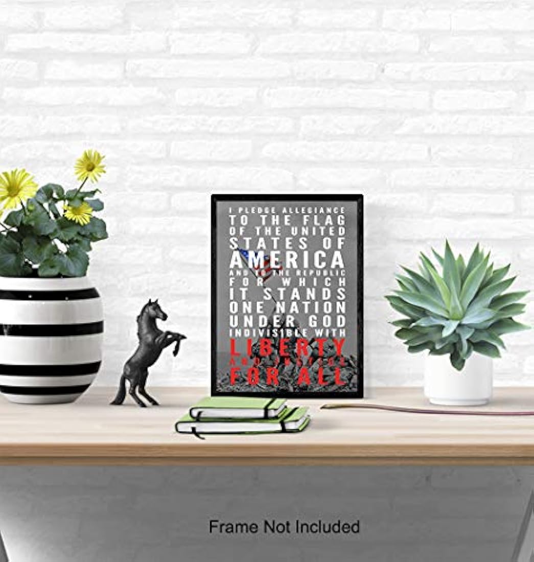 8x10 American Pride Wall Art Poster, decoración de hogar,