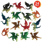 Mini dragones paquete de 24 diseños surtidos