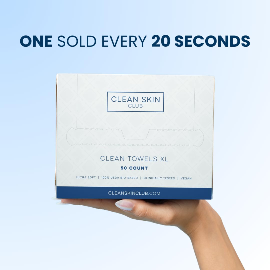 Caja de bambú con funda y toallas faciales CLEAN SKIN CLUB