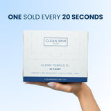 Caja de bambú con funda y toallas faciales CLEAN SKIN CLUB