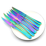 Cuchillos, Mate arco iris chapado en acero inoxidable