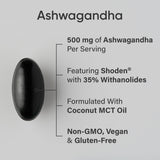Softgels de Ashwagandha Sports Research - Relajación y Sueño 60u