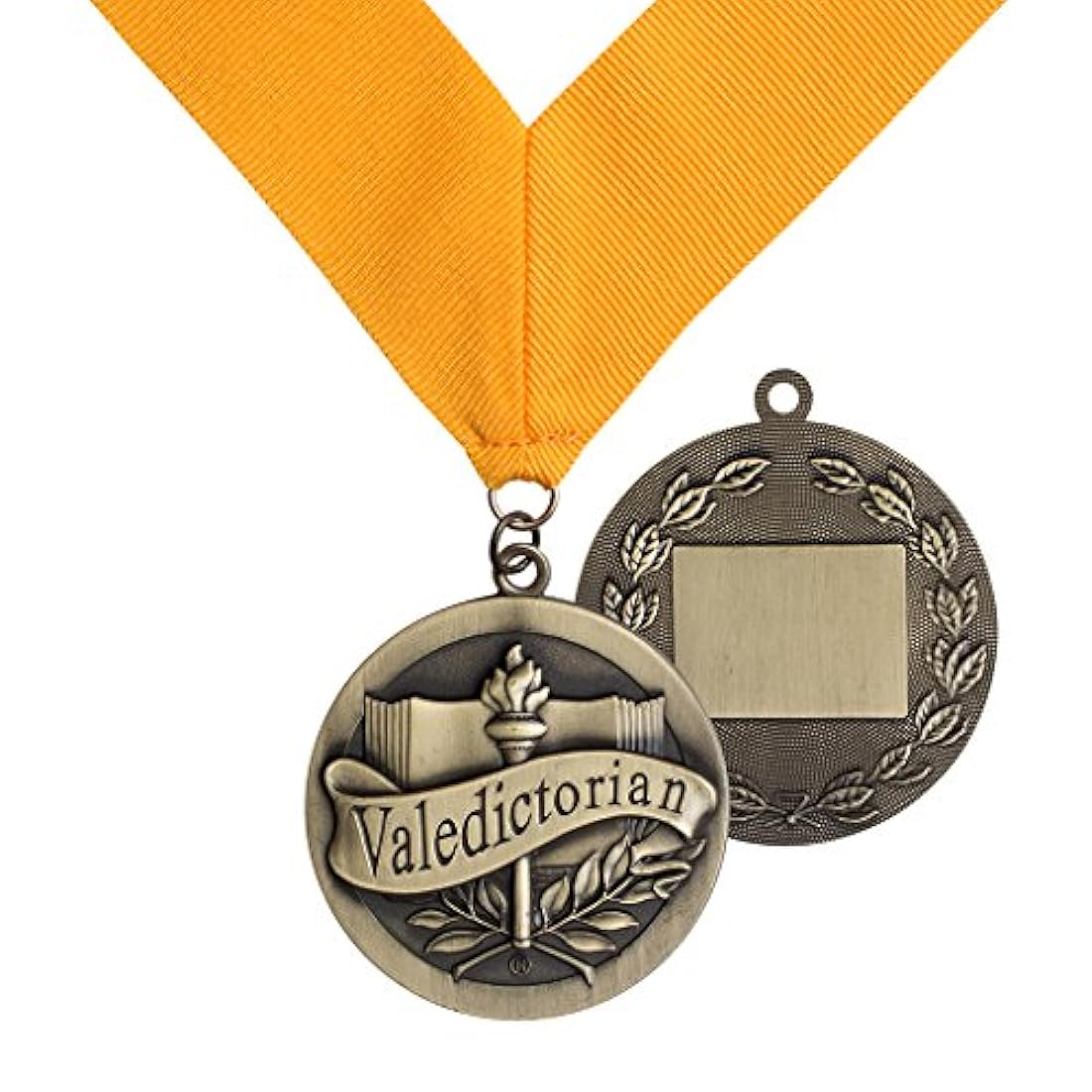 valedictorian Premio Medalla en GROSSGRAIN cinta de oro