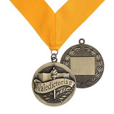 valedictorian Premio Medalla en GROSSGRAIN cinta de oro