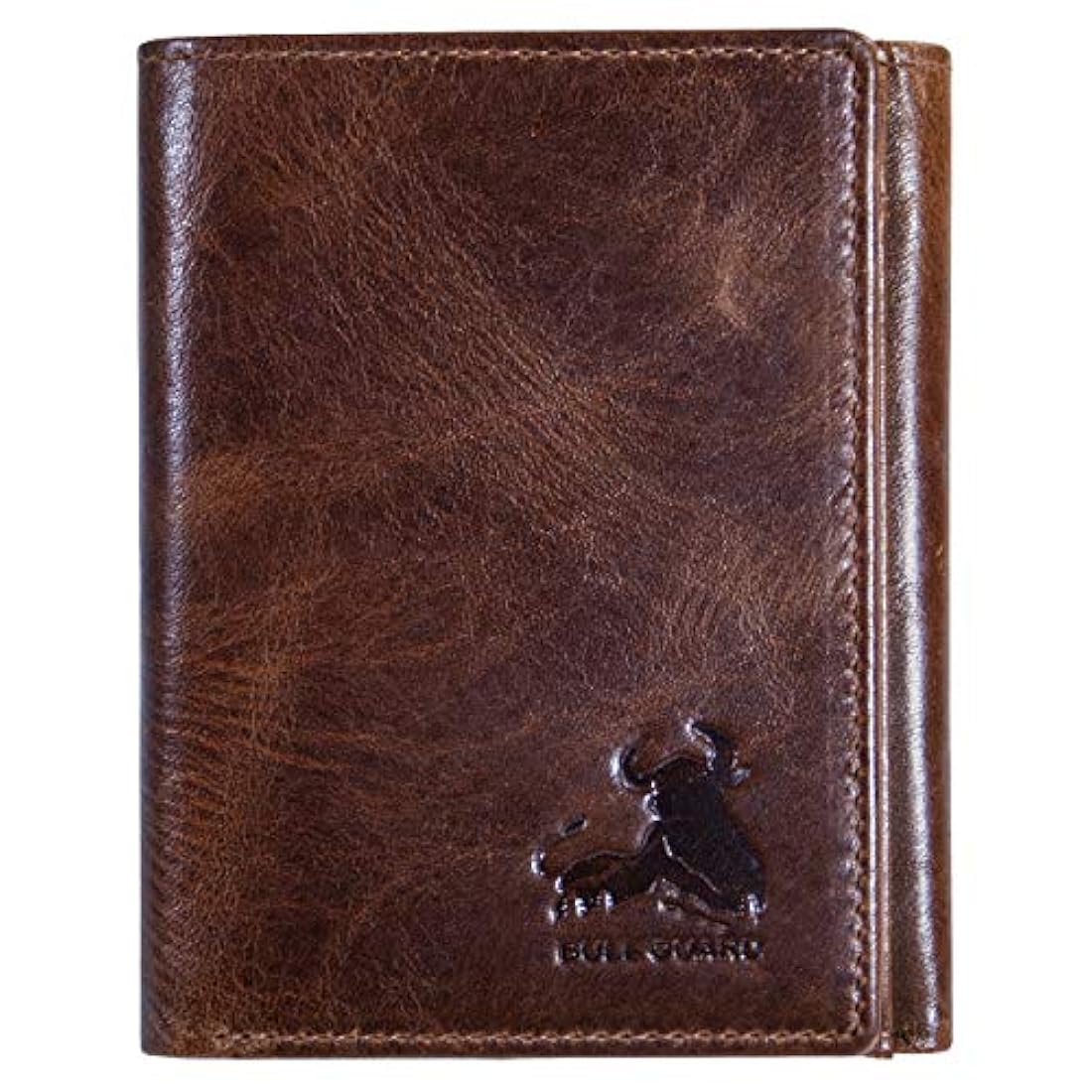 Bull Guard RFID billeteras de piel auténtica para hombre