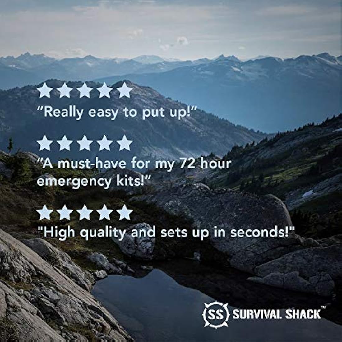 SharpSurvival Tienda de campaña para 2 personas