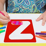 Juego de plantillas de letras del alfabeto de Karty