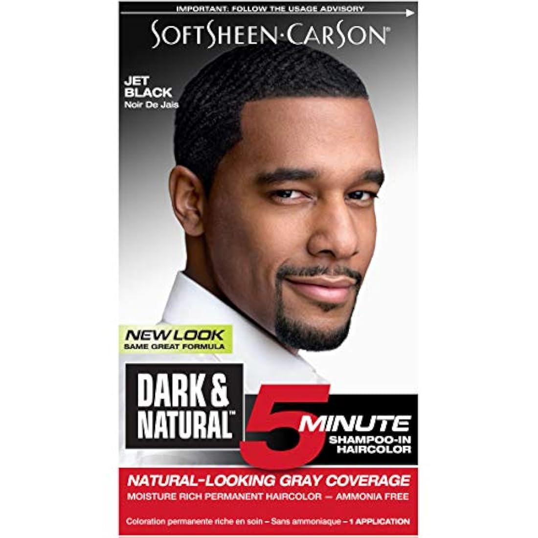 Color de pelo para hombres de SoftSheen Carson oscuro
