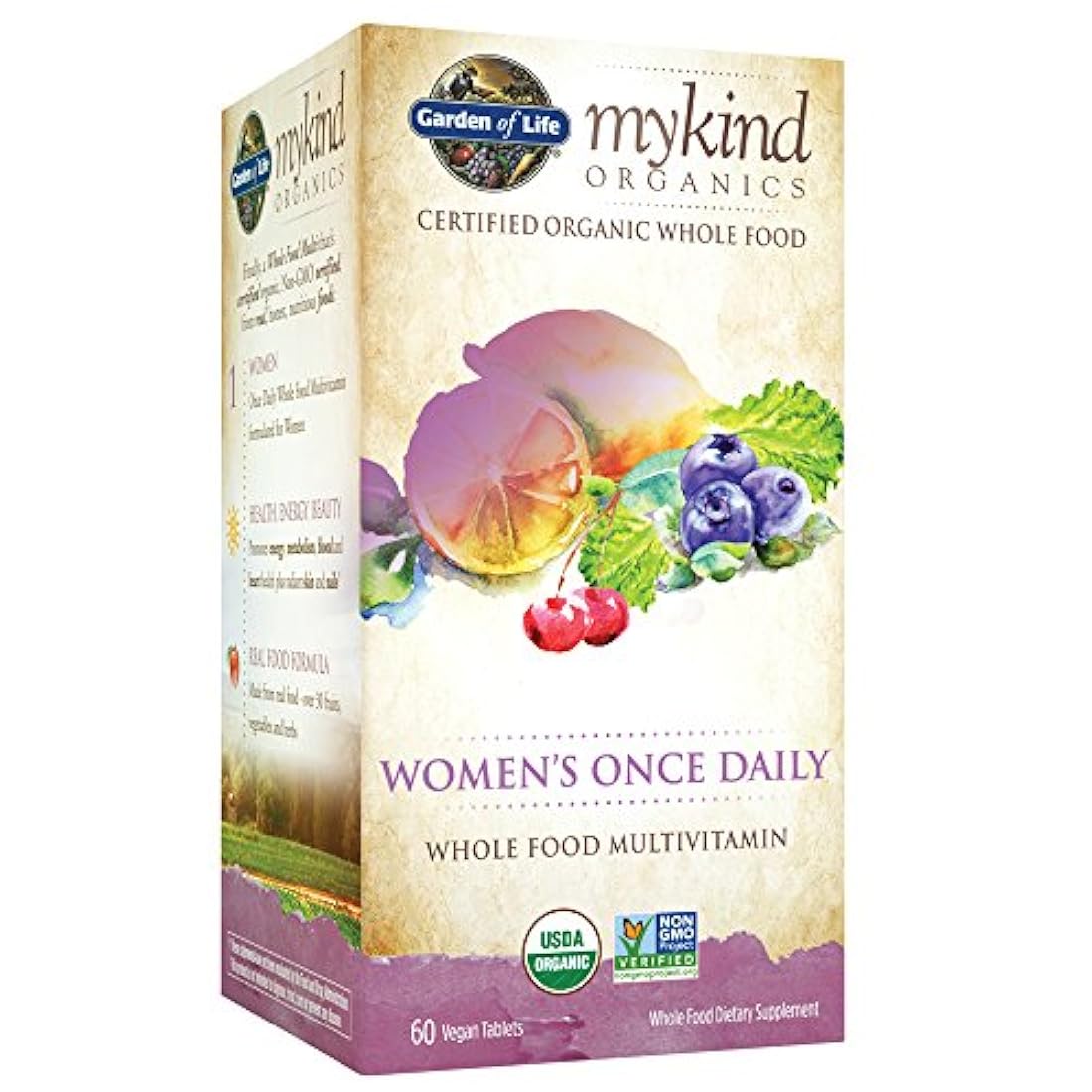 Suplemento multivitamínico orgánico, para mujer