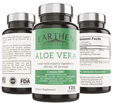 Suplemento aloe vera orgánico equivalente a 20,000 mg- RAW