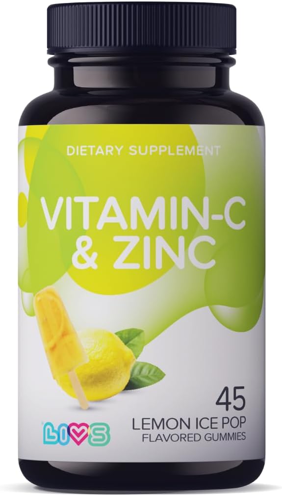 Suplemento Gomitas de vitamina C y zinc  apoyo inmunológico