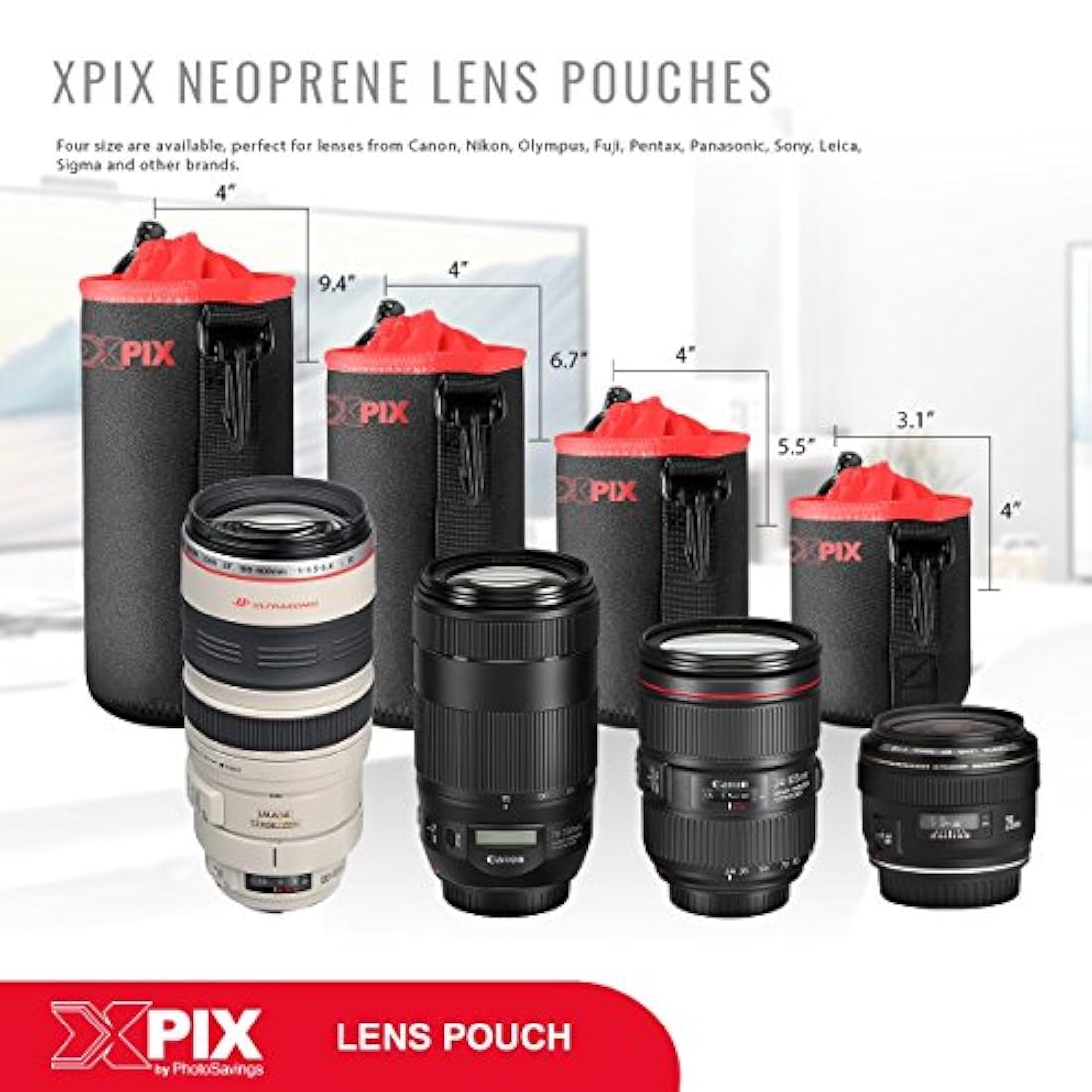 XPIX_LENS_CASES - Accesorios para cámara