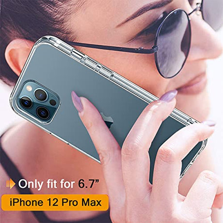 GiiKa Para 12 Pro Max caso con protector de pantalla