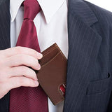 Cartera de piel italiana para hombre con bloqueo