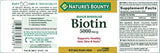 Suplemento de biotina soporta cabello saludable, piel y uñas