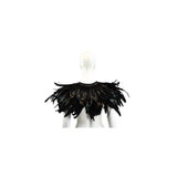 Disfraz gótico de plumas negras para hombre