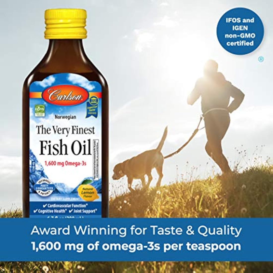 El Mejor de Todos los Aceites de Pescado de Carlson, Omega 3