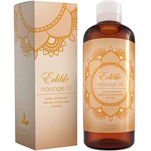 Aceite de masaje sensual puro de vainilla para el cuerpo