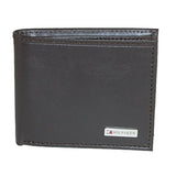 Cartera de piel con bolsillo para monedas