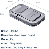 Soporte para laptop de altura ajustable elevador invisible