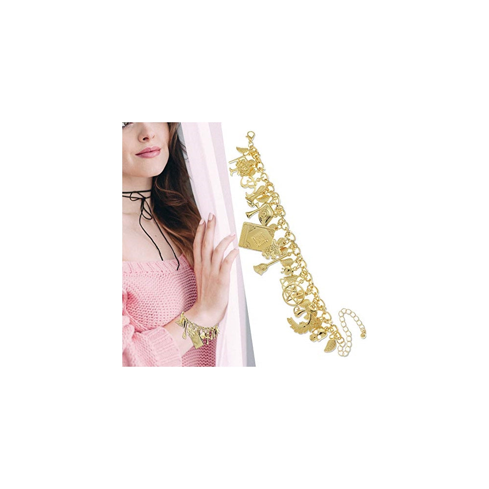 Pulseras y tobilleras con diseño de cruz y luna