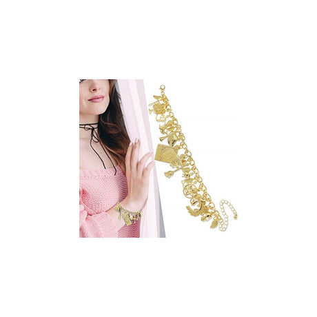 Pulseras y tobilleras con diseño de cruz y luna