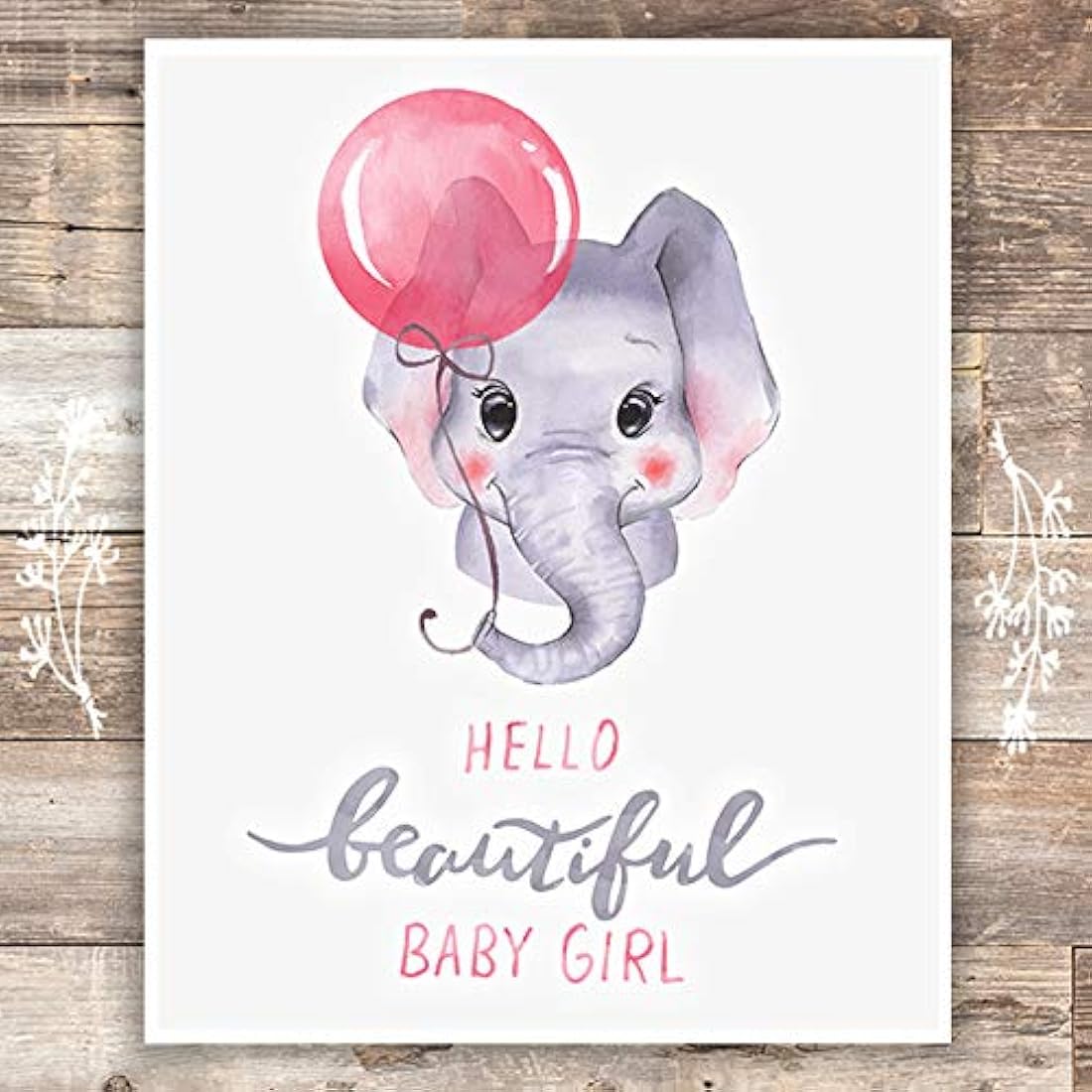Lámina Decoración Infantil Niñas-Sin marco-8x10