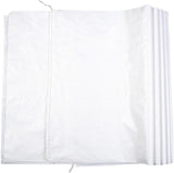 Gatuida Bolsa de embalaje 10 unids Sack Race Polywoven Bag Bolsa de piel de serpiente Bolsas de arena Saco de Gunny Bolsa de basura Bolsa de embalaje de laminación blanca