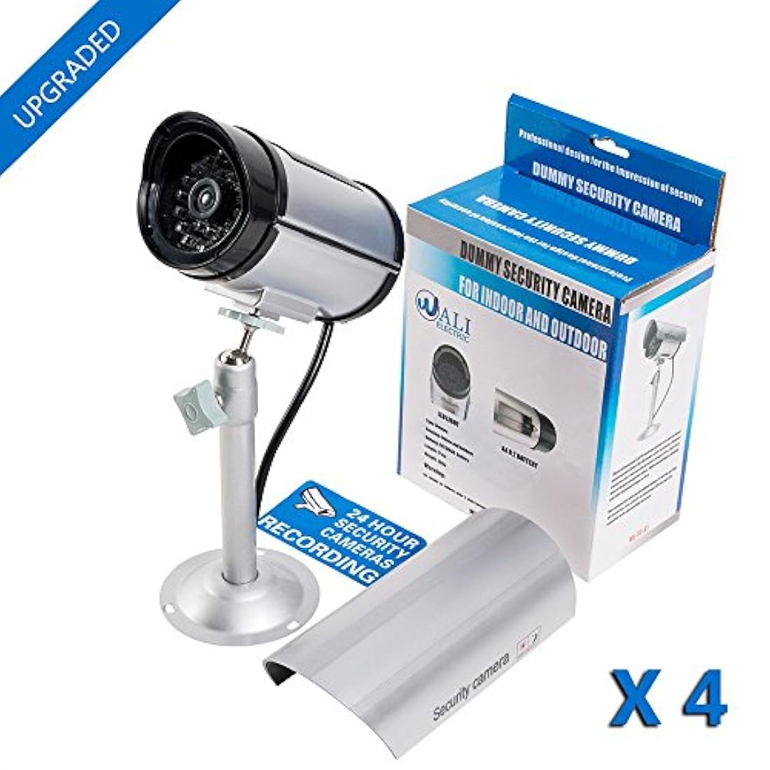 Wali- Cámara de seguridad de vigilancia CCTV falsa