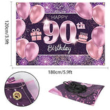 Fondo para decoración de fiesta de cumpleaños 90
