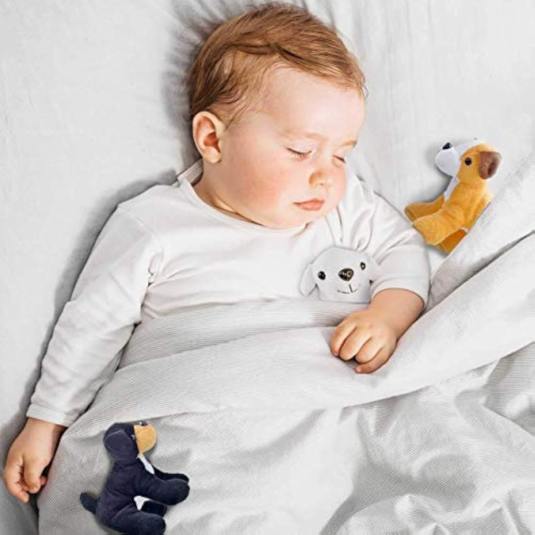 24 juguetes en forma de perros de peluche
