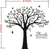 Vinilo decorativo para pared árbol genealógico.